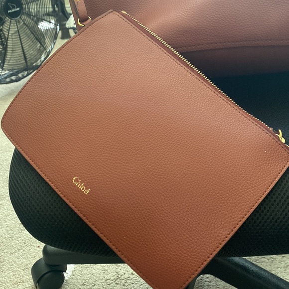 Chloe Red Tote Bag - Picture 5 of 6